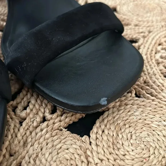 Vince Quinn Leather Heeled Sandals Heels Square Toe Women’s size 11