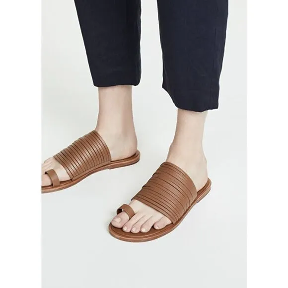 VINCE WOMEN'S PENROSE TOE RING SLIDE SANDALS SZ 7
