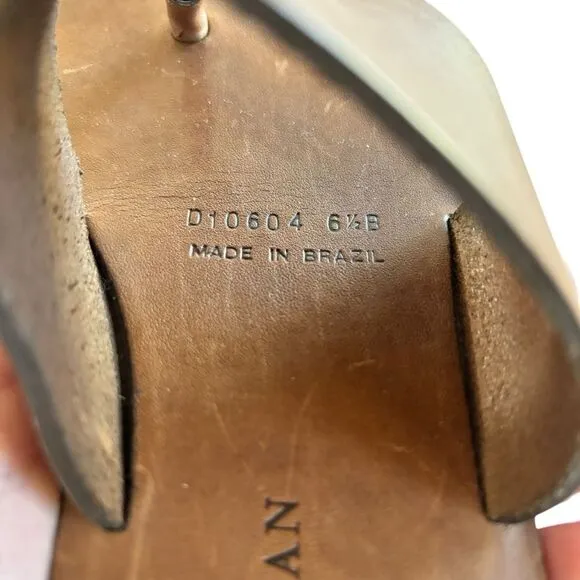 Vintage Cole Haan Country Women’s Brown Leather Toe Thong Boho Sandals 6.5B