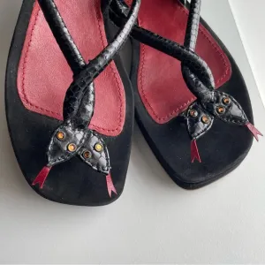 Vintage Marc Jacobs Italy Snake Python Sandals