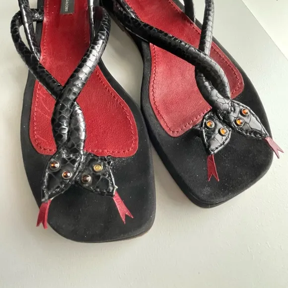 Vintage Marc Jacobs Italy Snake Python Sandals