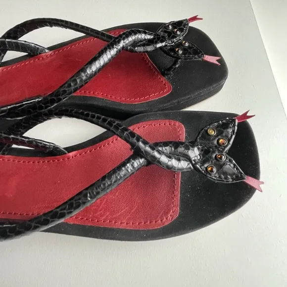 Vintage Marc Jacobs Italy Snake Python Sandals