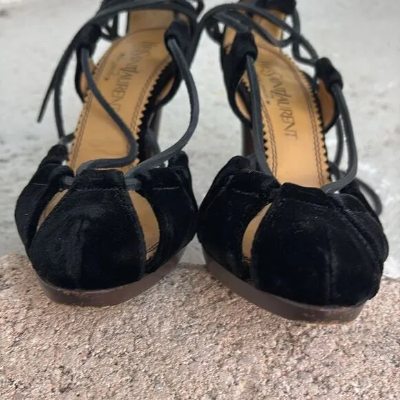 VintageYves Saint Laurent lace ups