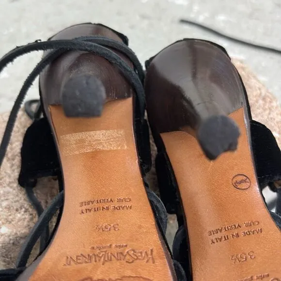 VintageYves Saint Laurent lace ups