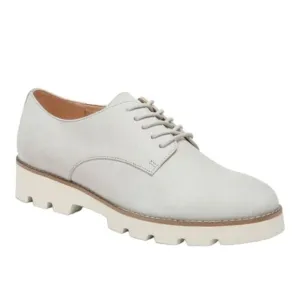 Vionic Adina Oxford Nubuck Gray Leather Lace Up Orthotic Shoes Women's 6