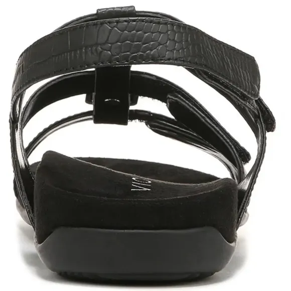 Vionic Amber Women’s Sandal in Black Sz 8