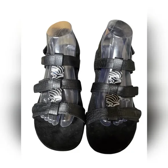 Vionic Amber Women’s Sandal in Black Sz 8