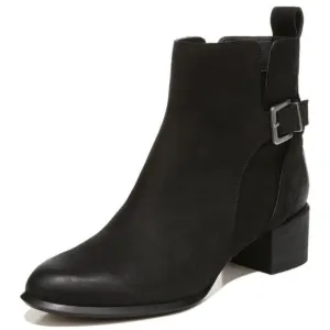 Vionic Ankle Boot Womens 9 Black Sienna Waterproof‎ NUBUCK  Arch Support New