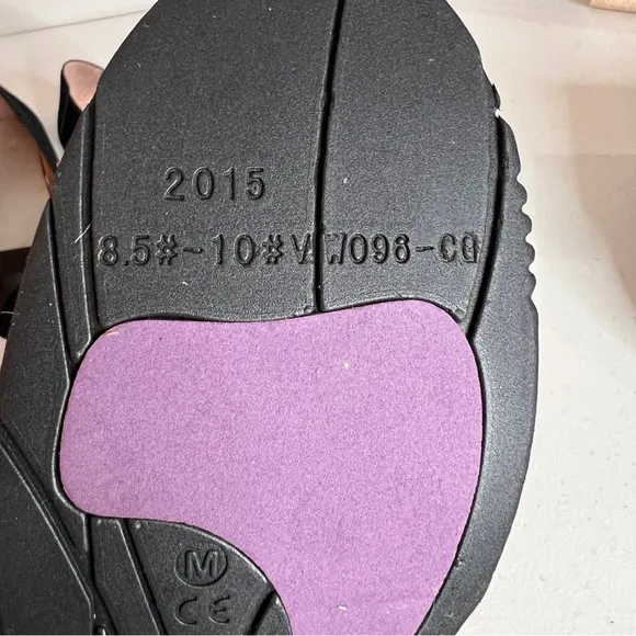 Vionic Black Suede Spark Maria Ballet Flat Shoes Orthotic Insole Womens Size 8.5