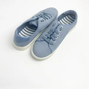 VIONIC Brinley Dusty Blue Suede Orthotic Lace Up Low Top Sneakers, Size 9