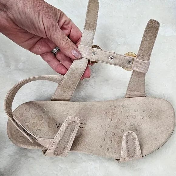 Vionic Farra Lizard Women's Sandals Pale Pink Size 9. 5