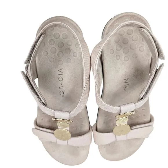 Vionic Farra Lizard Women's Sandals Pale Pink Size 9. 5