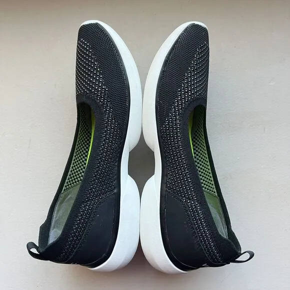 Vionic Kallie Black Stretch Knit Fabric Sneaker Comfort Shoes Women’s 7