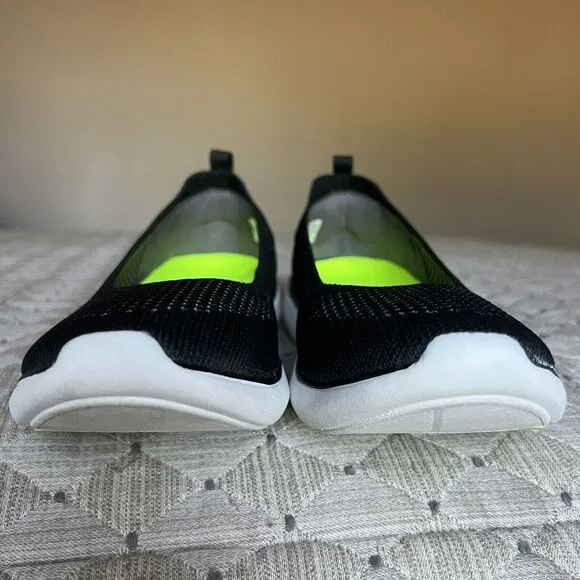 Vionic Kallie Black Stretch Knit Fabric Sneaker Comfort Shoes Women’s 7