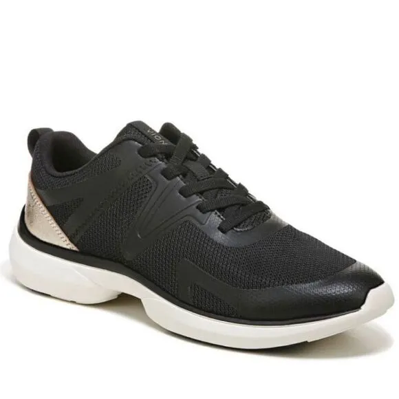 VIONIC Leyo Sneaker Orthotic Comfort Cushioned Tennis Shoes, Black, NWT