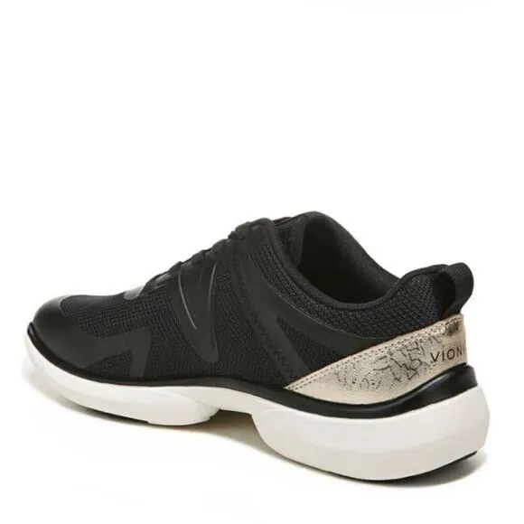 VIONIC Leyo Sneaker Orthotic Comfort Cushioned Tennis Shoes, Black, NWT