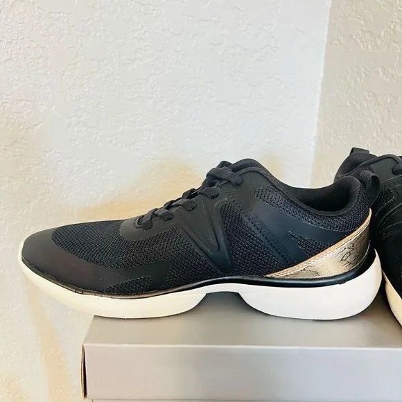 VIONIC Leyo Sneaker Orthotic Comfort Cushioned Tennis Shoes, Black, NWT