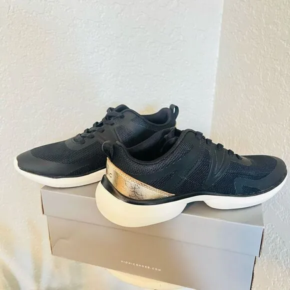 VIONIC Leyo Sneaker Orthotic Comfort Cushioned Tennis Shoes, Black, NWT