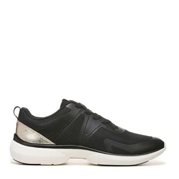 VIONIC Leyo Sneaker Orthotic Comfort Cushioned Tennis Shoes, Black, NWT