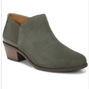 Vionic Marissa Ankle Boots Olive Green