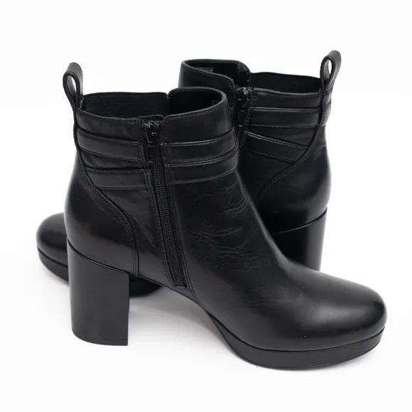 Vionic | New! Black Women's Nalla Leather Boots. Size 7