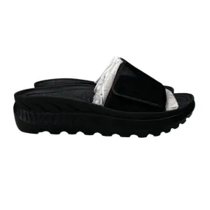 Vionic Rejuvenate Black Recovery Sandals Women's Size 8 - 9