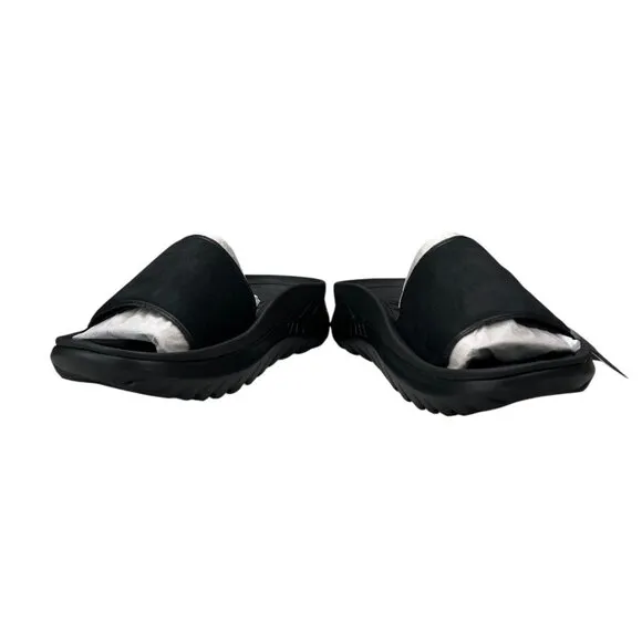 Vionic Rejuvenate Black Recovery Sandals Women's Size 8 - 9