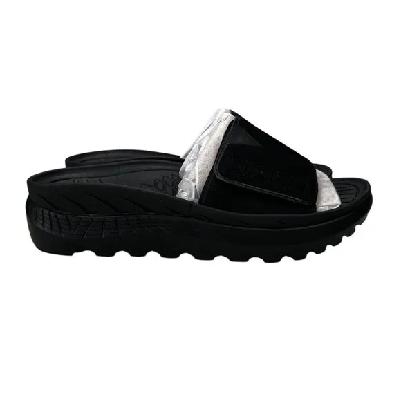 Vionic Rejuvenate Black Recovery Sandals Women's Size 8 - 9