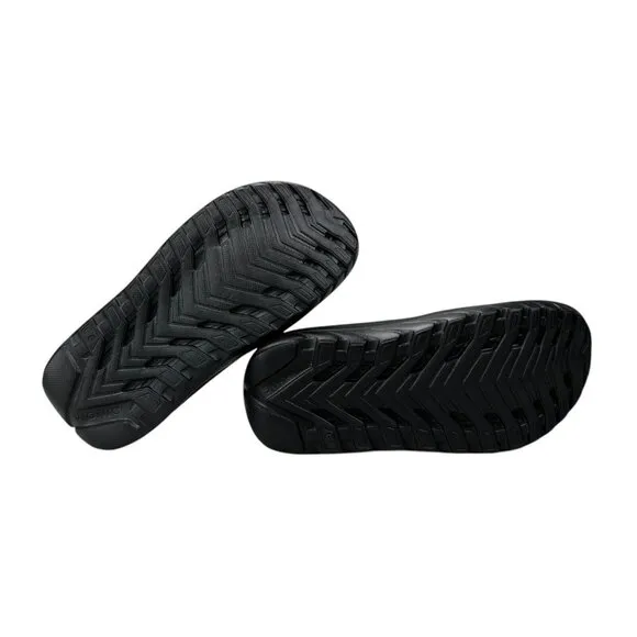 Vionic Rejuvenate Black Recovery Sandals Women's Size 8 - 9