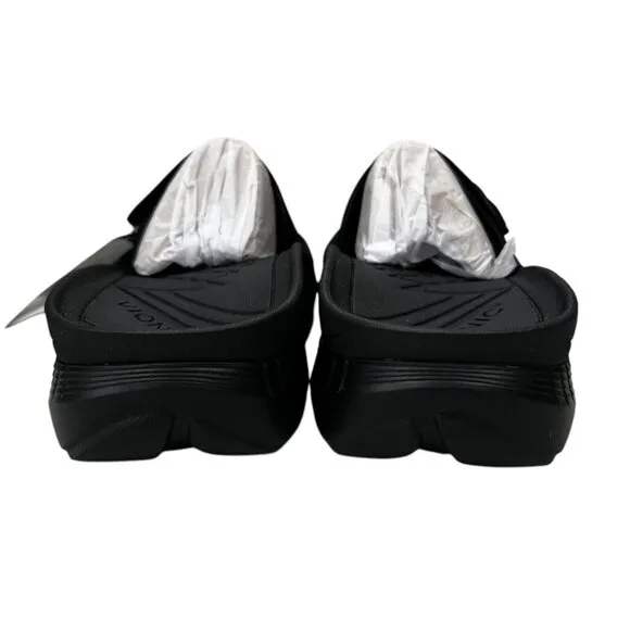 Vionic Rejuvenate Black Recovery Sandals Women's Size 8 - 9