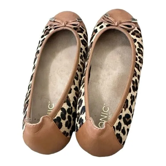 Vionic | Shoes Spark Minna Women's Ballet Leopard Flats Orthotic | 8