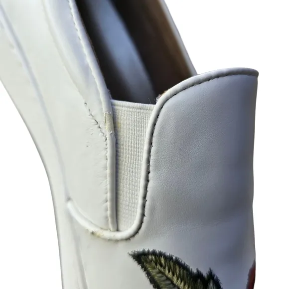 VIONIC Splendid Midi Floral Slip On Loafers, White Floral, Size 8.5