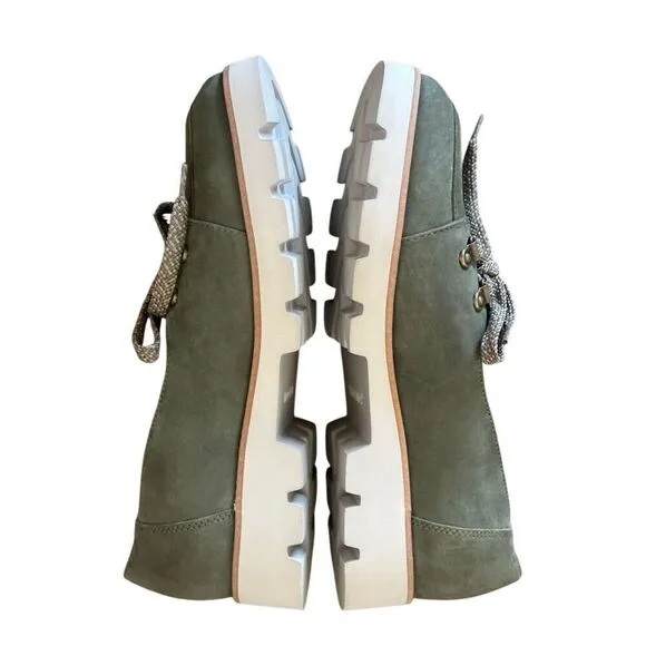 Vionic Teagan Nubuck Leather Lace Up Shoes Size 8.5