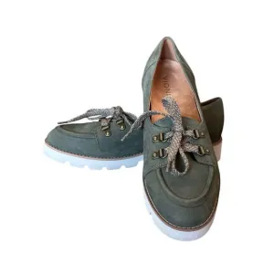 Vionic Teagan Nubuck Leather Lace Up Shoes Size 8.5