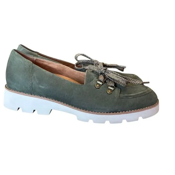 Vionic Teagan Nubuck Leather Lace Up Shoes Size 8.5