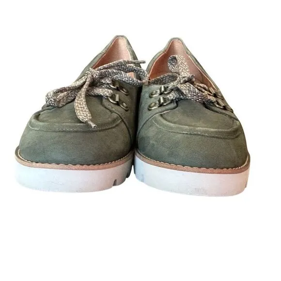 Vionic Teagan Nubuck Leather Lace Up Shoes Size 8.5