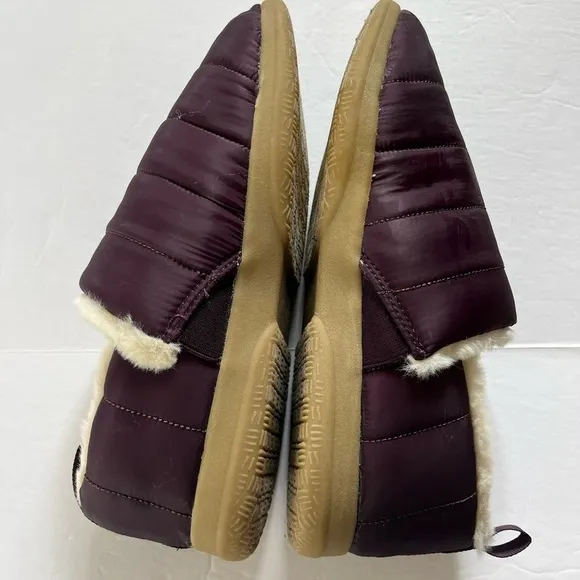 Vionic Tranquil Faux Fur Orthotic Slipper Shoes Size 8 Purple