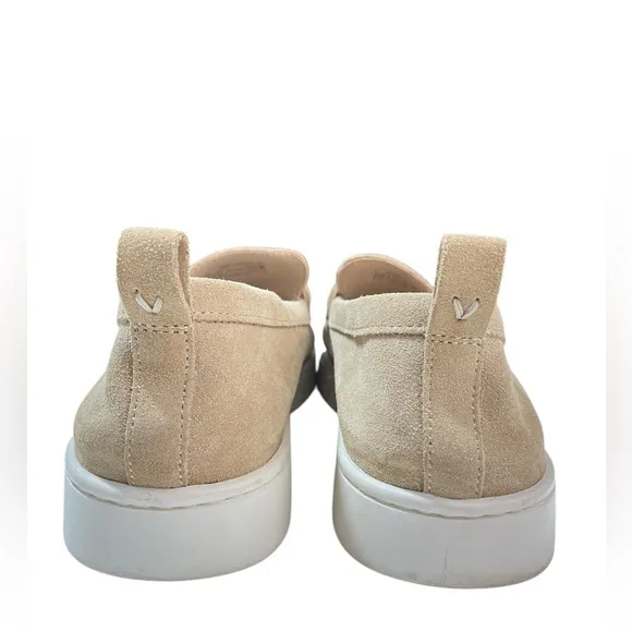 Vionic Uptown Penney Women’s Size 10 Suede Loafer Slip-On Shoes – Tan