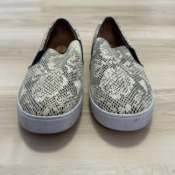 Vionic Women 9 Demetra Snake Skin Pattern Slip On Shoes
