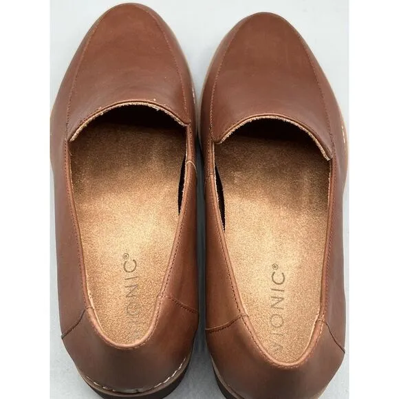 Vionic Womens Charm Kensley Comfort Loafers- Supportive Walking Shoe Size 7 W