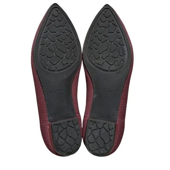 Vionic Women's Orthaheel Dahlia Knit Upper Comfy Slip On Loafers Shoe Shiraz S 8