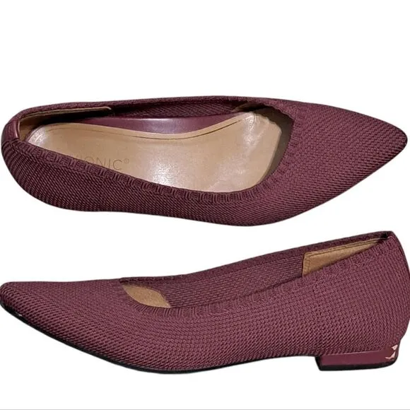 Vionic Women's Orthaheel Dahlia Knit Upper Comfy Slip On Loafers Shoe Shiraz S 8