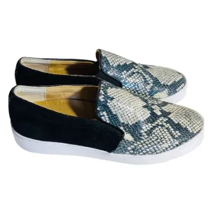 Vionic Women's Splendid Midi Comfort Shoes Natural Snake Round Toe Size 8.5