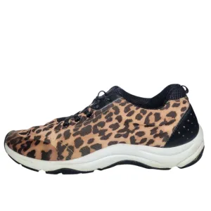 Vionic Women's Tourney Walker Leopard Print Lace Up Sneakers Size 10