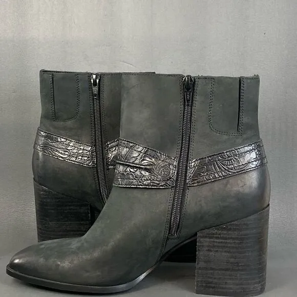 Vionic Women's Vienna Carnelia Above Ankle Leather Boot size