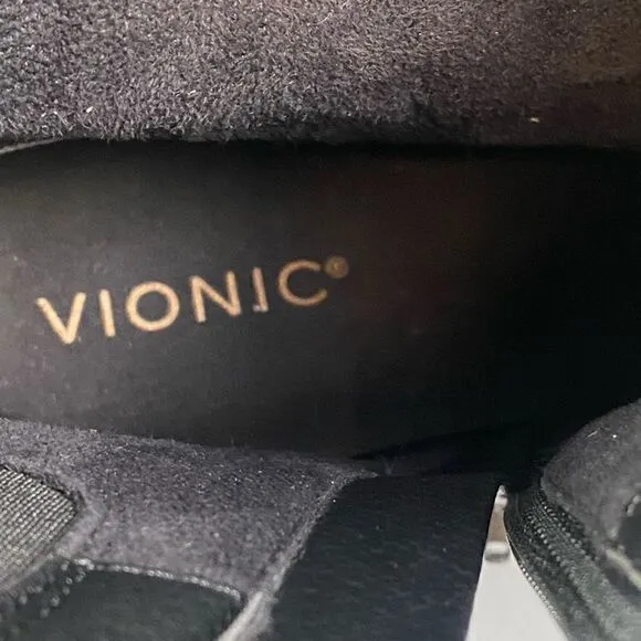 Vionic Women's Vienna Carnelia Above Ankle Leather Boot size