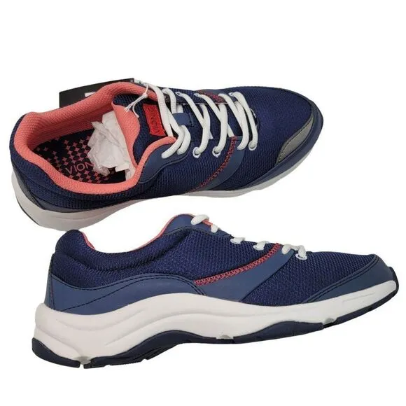 Vionic Womens Size 7 Sneakers Athetic Active New Blue Walking Shoes Running