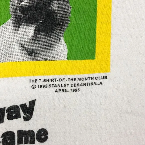VTG 1995 Stanley Desantis OJ Bunch OJ Simpson Brady Bunch Tee Shirt Large B17