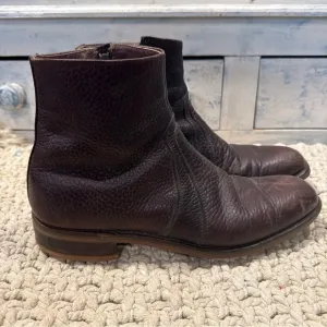 VTG Wright Arch Preserver Shoes Brown Leather Boots  Vibram Soles 11 A