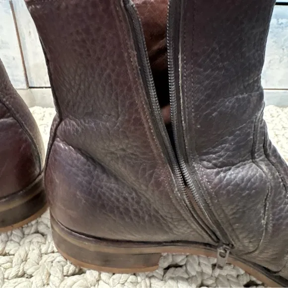 VTG Wright Arch Preserver Shoes Brown Leather Boots  Vibram Soles 11 A